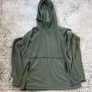 Melanzana Forest Green Hooded Sweatshirt